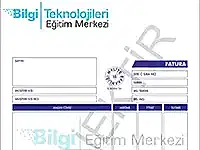 Genel Muhasebe Kursu - Fatura